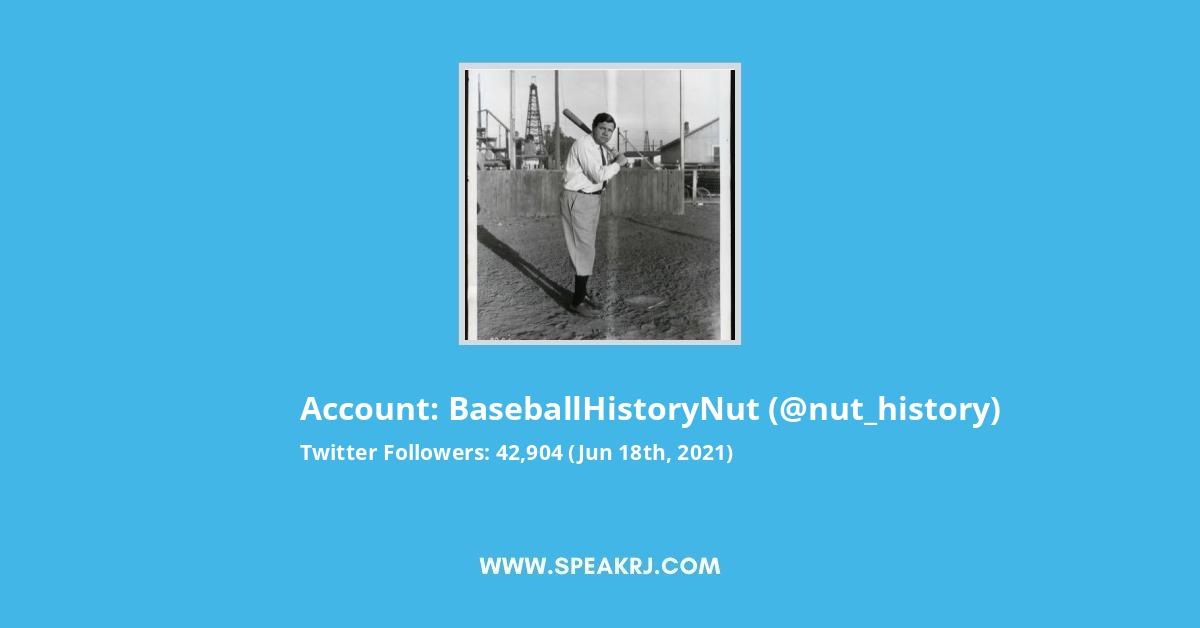 BaseballHistoryNut Twitter Stats