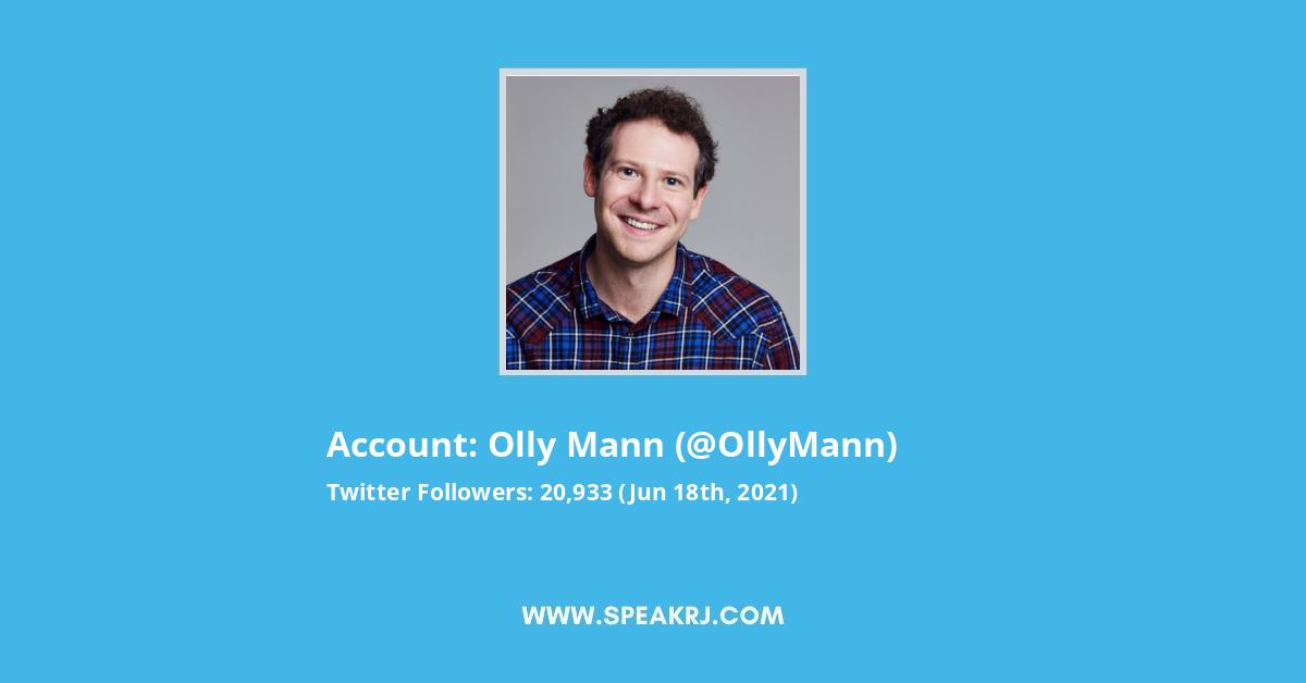 Olly Mann Twitter Stats