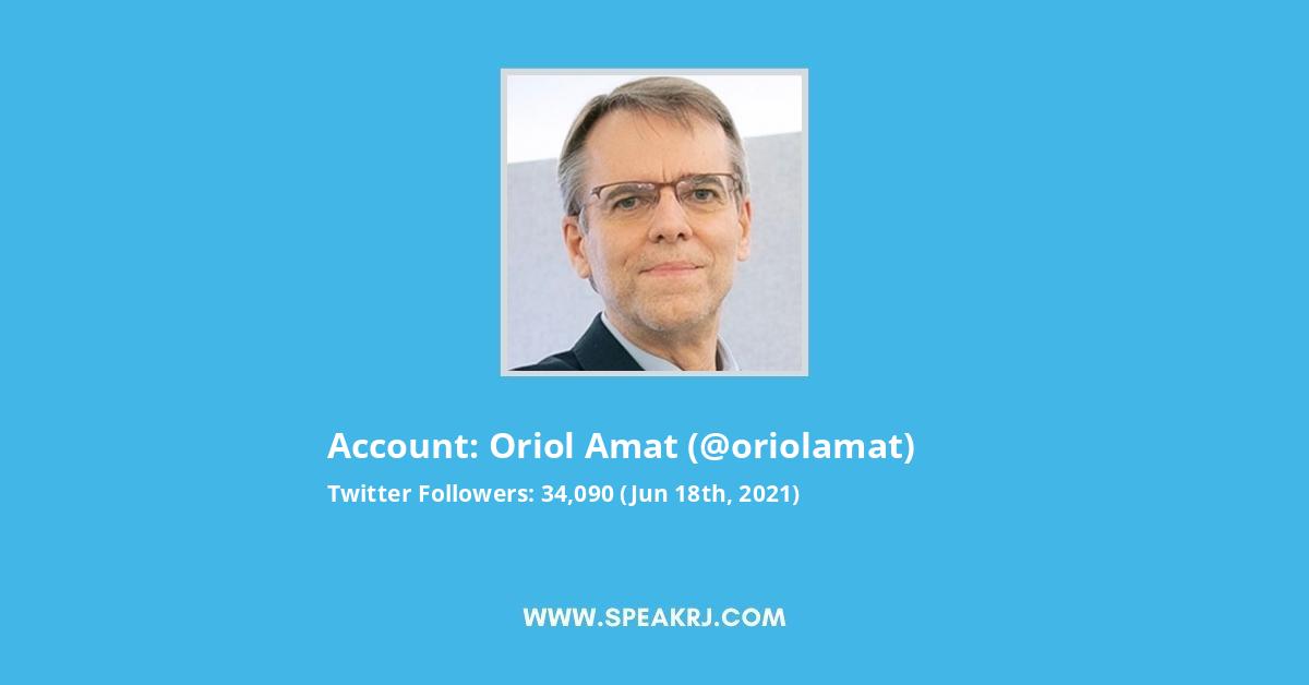 oriol amat Twitter Stats