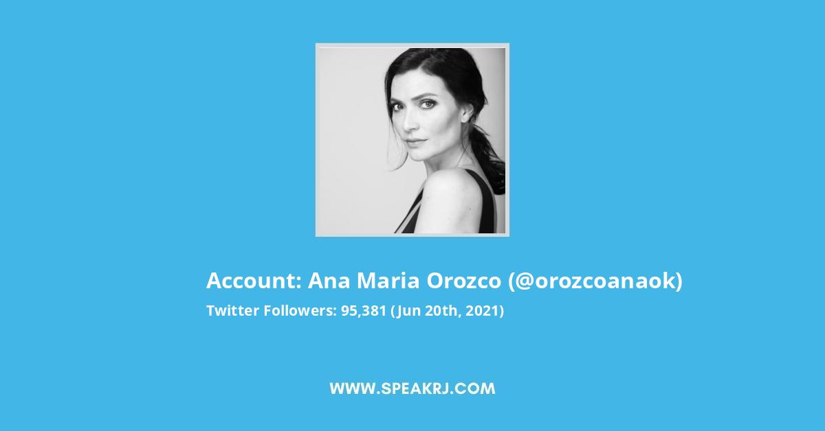 Ana Maria Orozco Twitter Stats