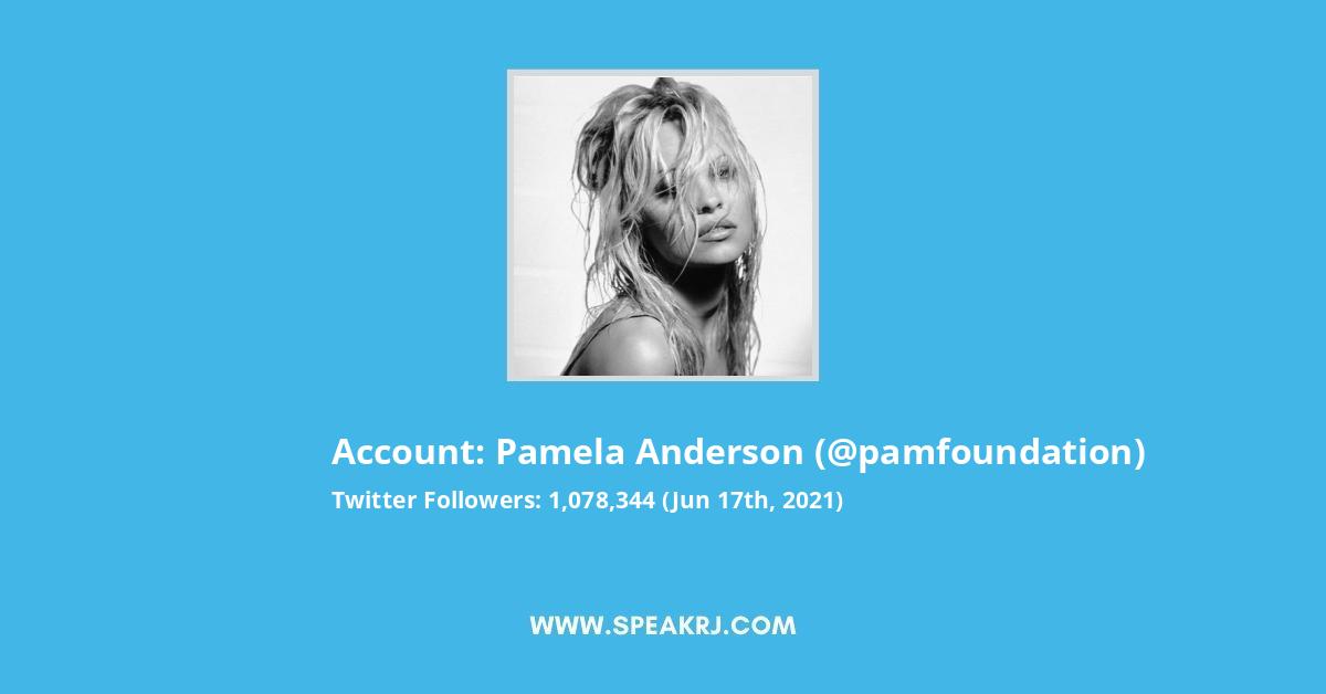Pamela Anderson Twitter Stats