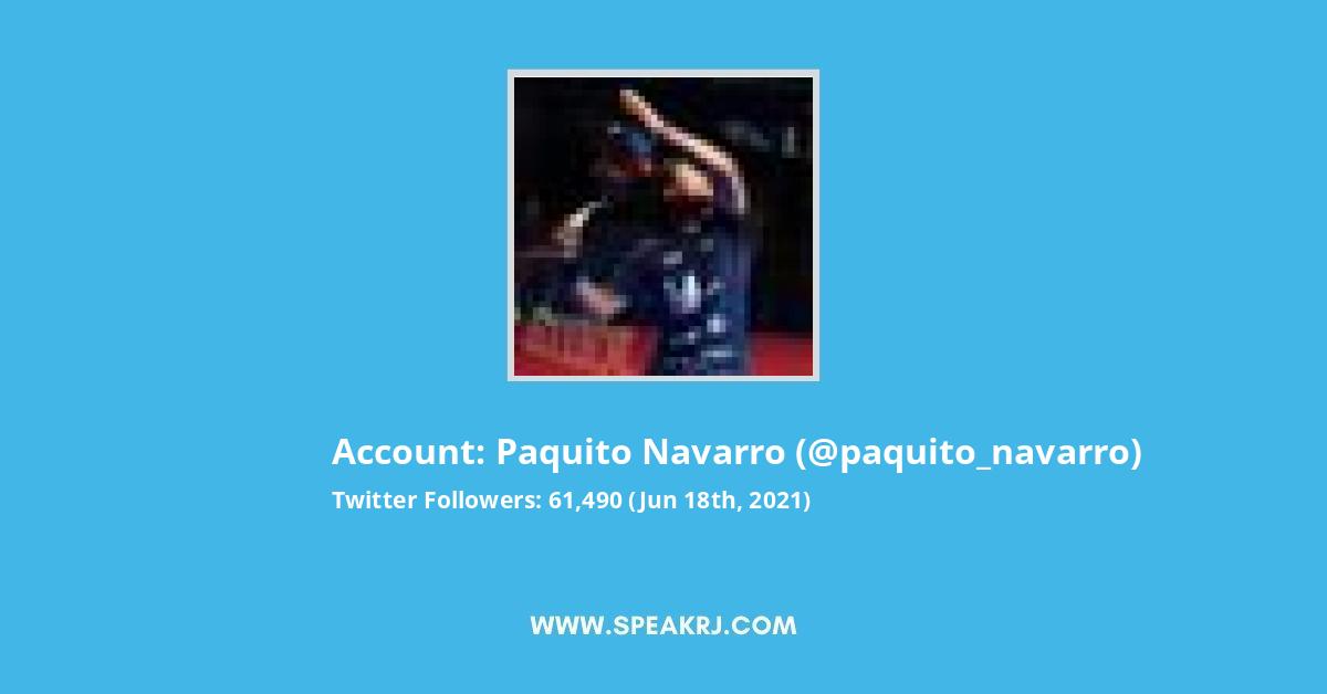 Paquito Navarro Twitter Stats