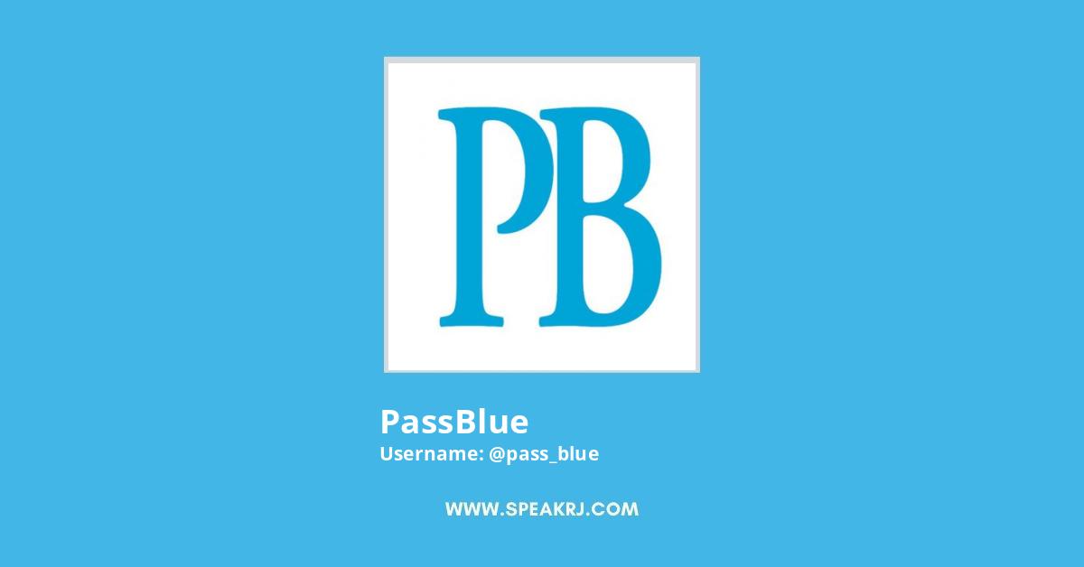 PassBlue Twitter Stats