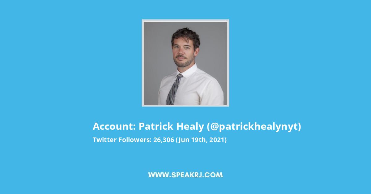 Patrick Healy Twitter Stats