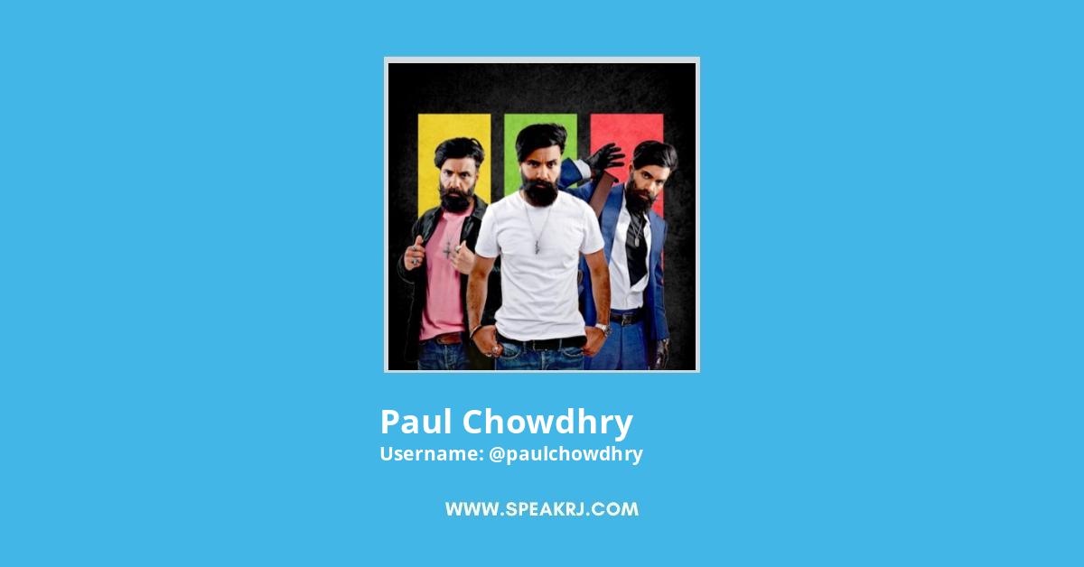 Paul Chowdhry Twitter Stats