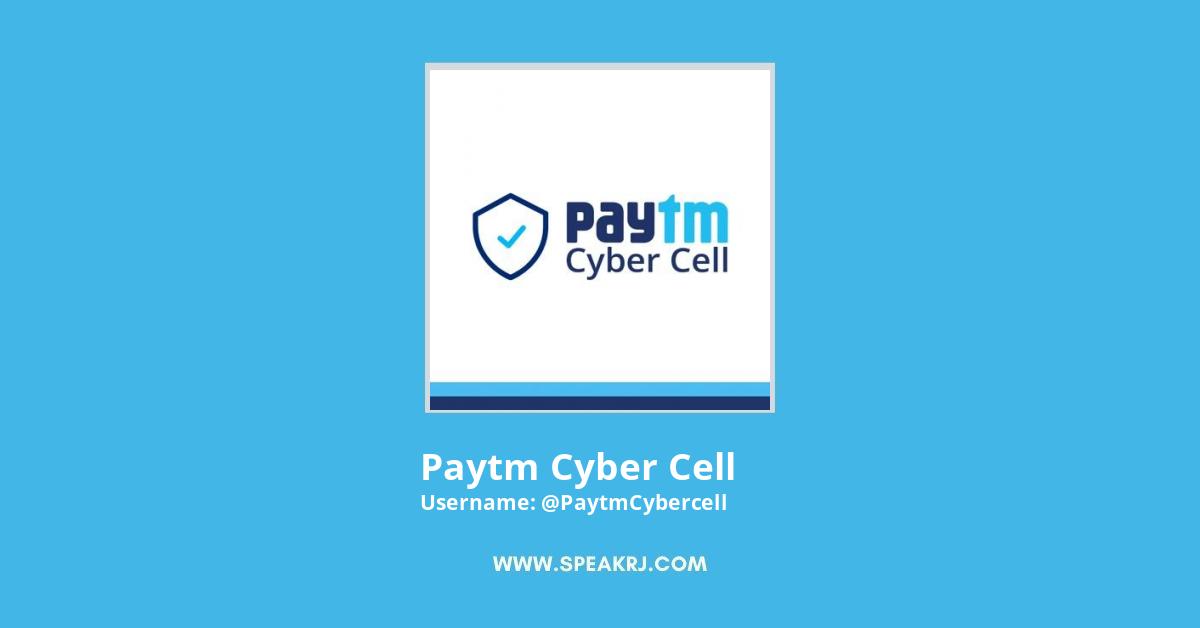 Paytm Cyber Cell Twitter Stats