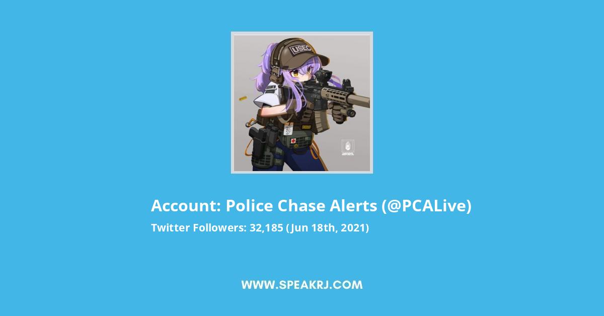 Police Chase Alerts Twitter Stats