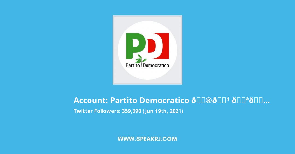 Partito Democratico 🇮🇹 🇪🇺 Twitter Stats