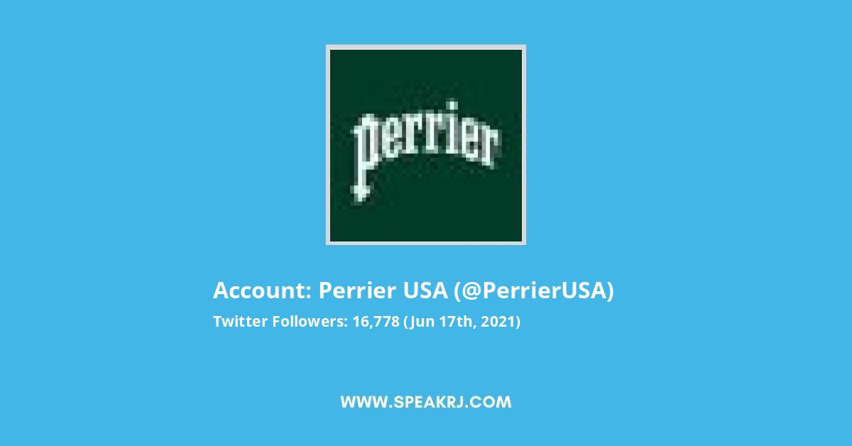 Perrier USA Twitter Stats