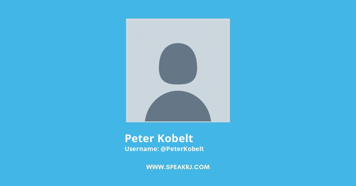 Peter Kobelt Twitter Stats