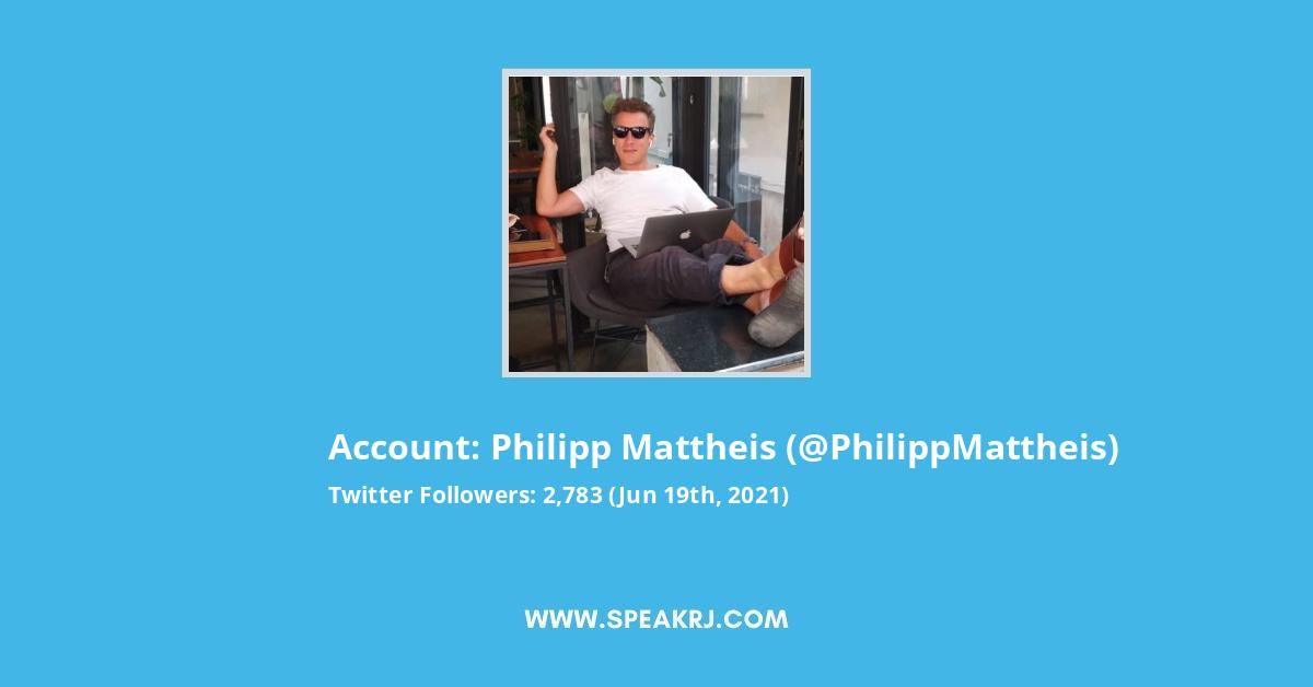 Philipp Mattheis Twitter Stats