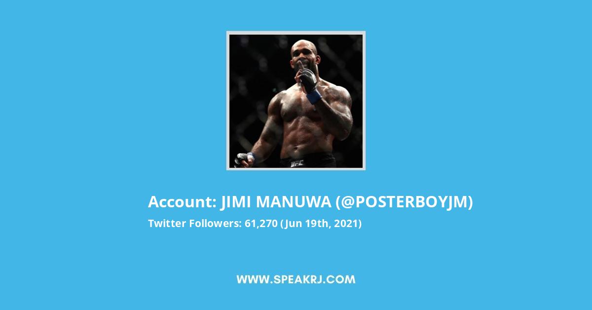 JIMI MANUWA Twitter Stats
