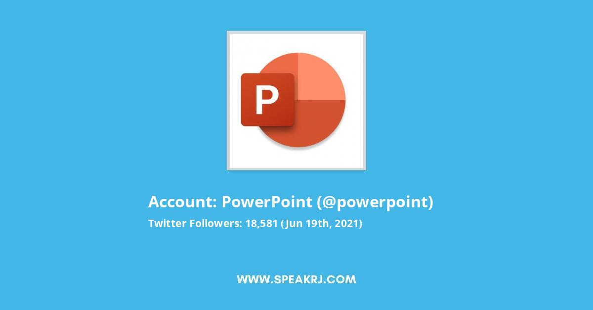 PowerPoint Twitter Stats