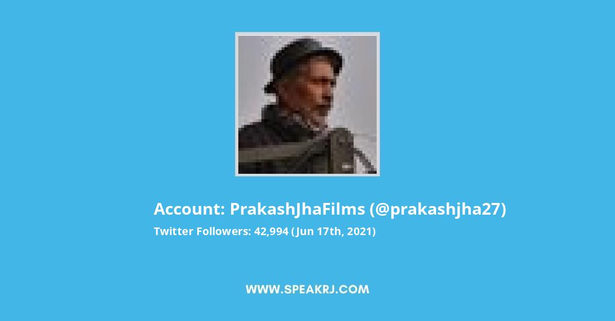 PrakashJhaFilms Twitter Stats