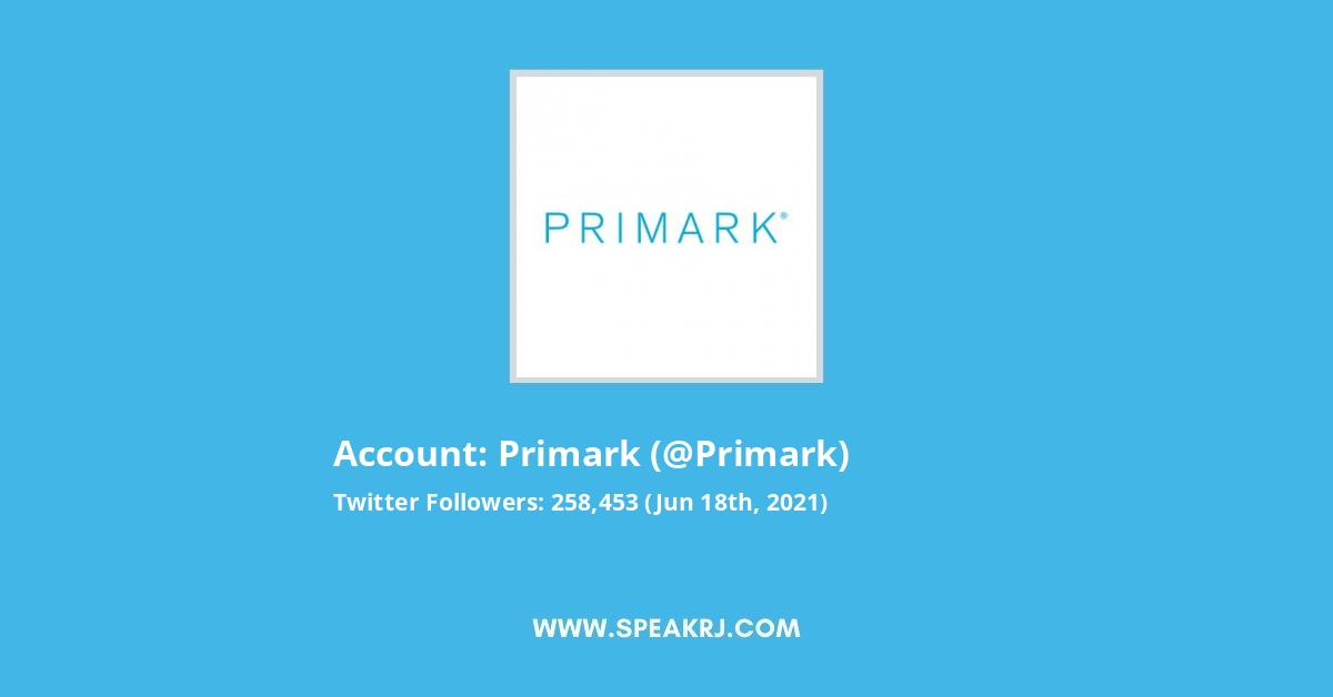 Primark Twitter Stats