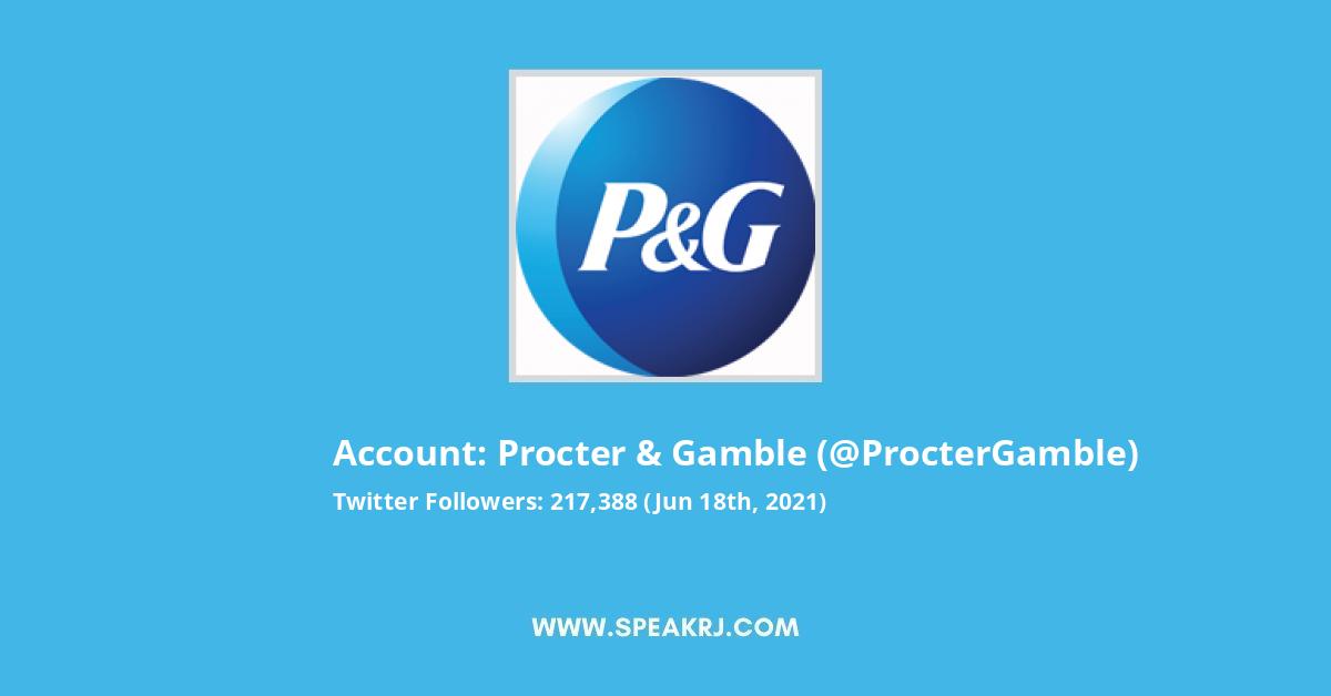 Procter & Gamble Twitter Stats