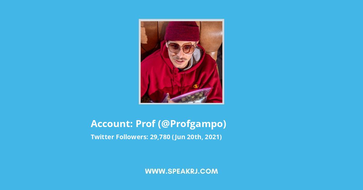 Prof Twitter Stats