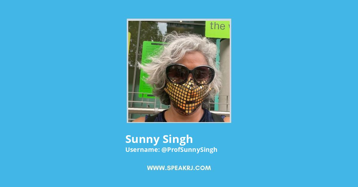 Sunny Singh Twitter Stats