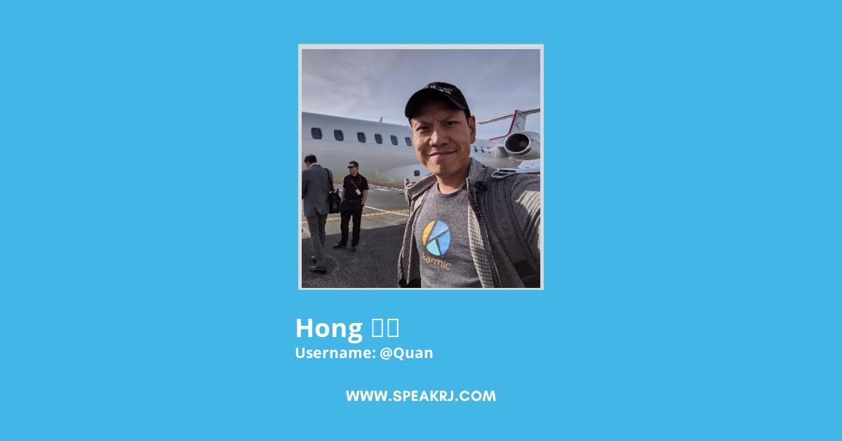 Hong 關鴻 Twitter Stats
