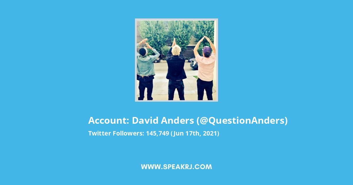 David Anders Twitter Stats