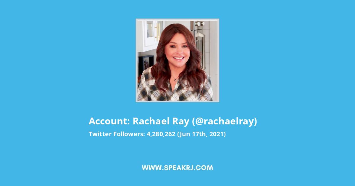 rachael ray Twitter Stats