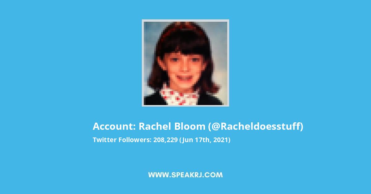 Rachel Bloom Twitter Stats