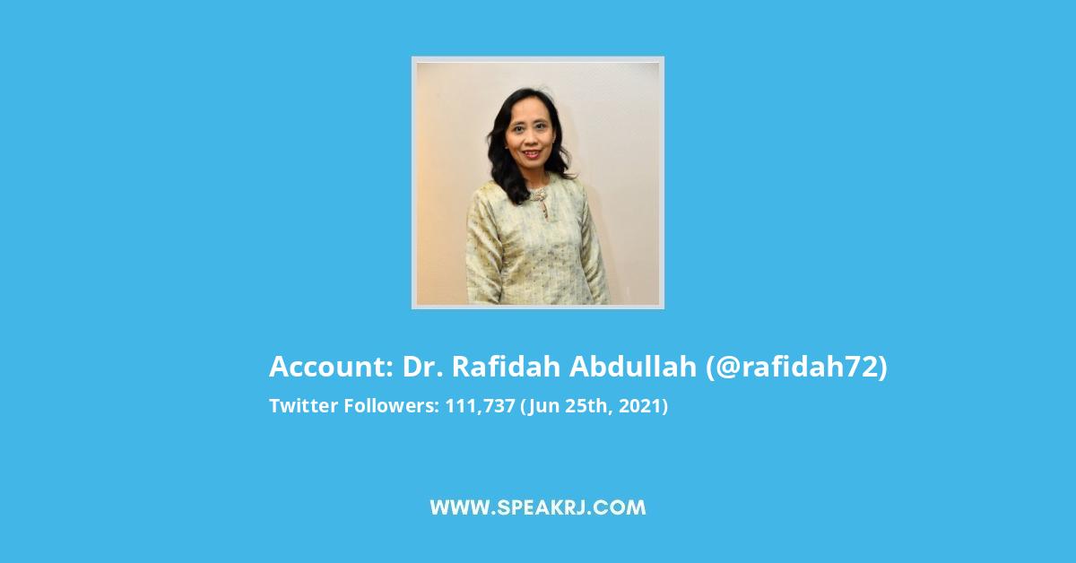 Dr. Rafidah Abdullah Twitter Stats