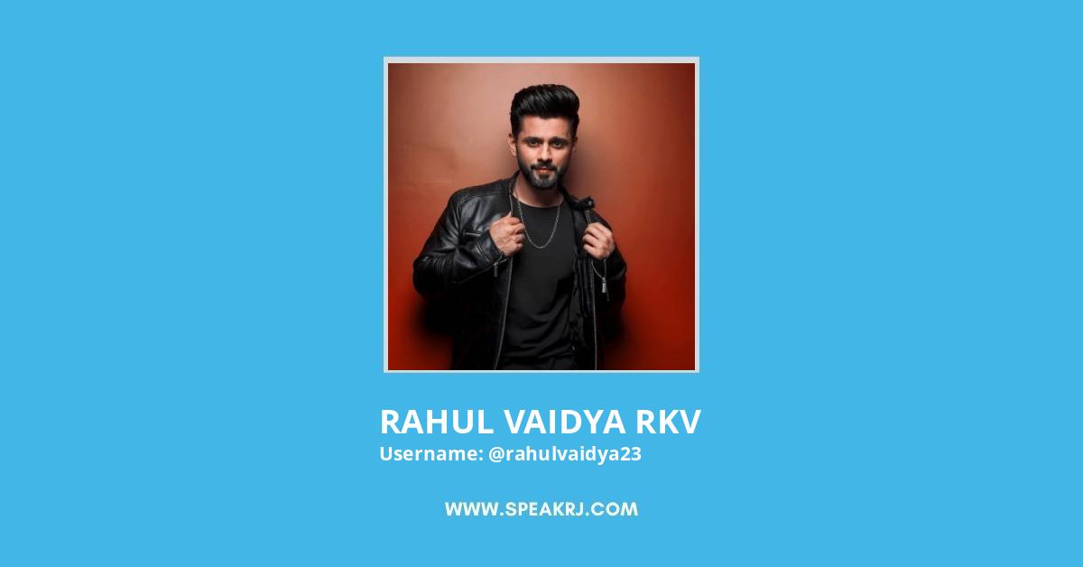 RAHUL VAIDYA RKV Twitter Stats