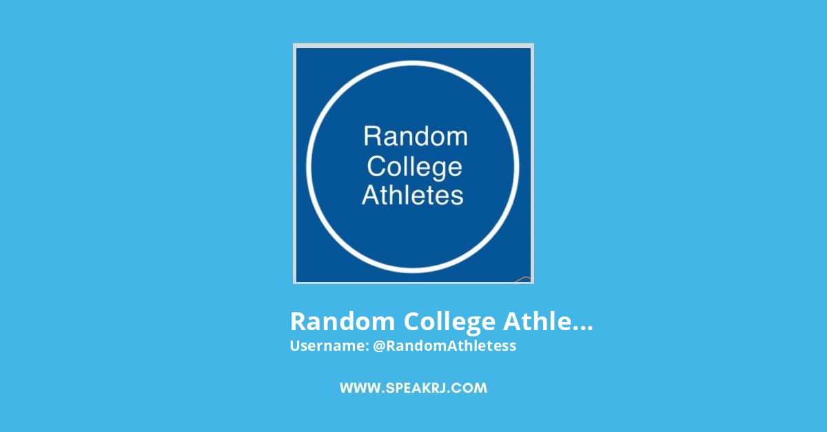 Random College Athletes Twitter Stats