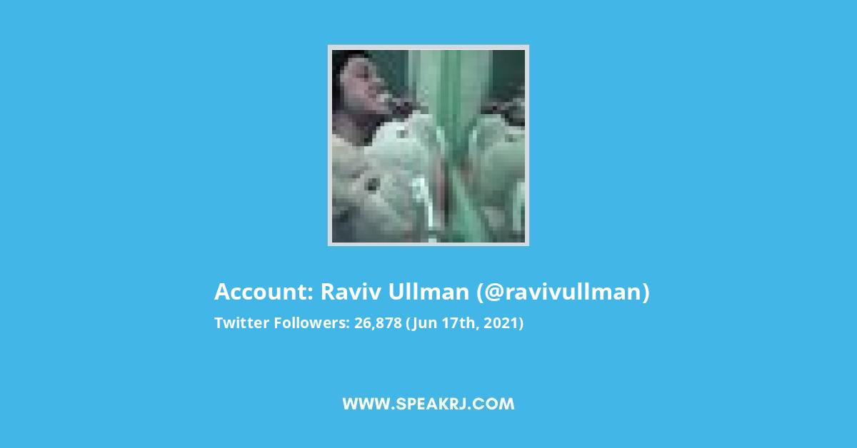 Raviv Ullman Twitter Stats