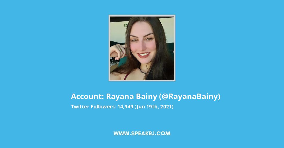 Rayana Bainy Twitter Stats