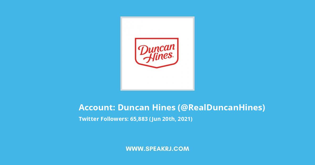 Duncan Hines Twitter Stats