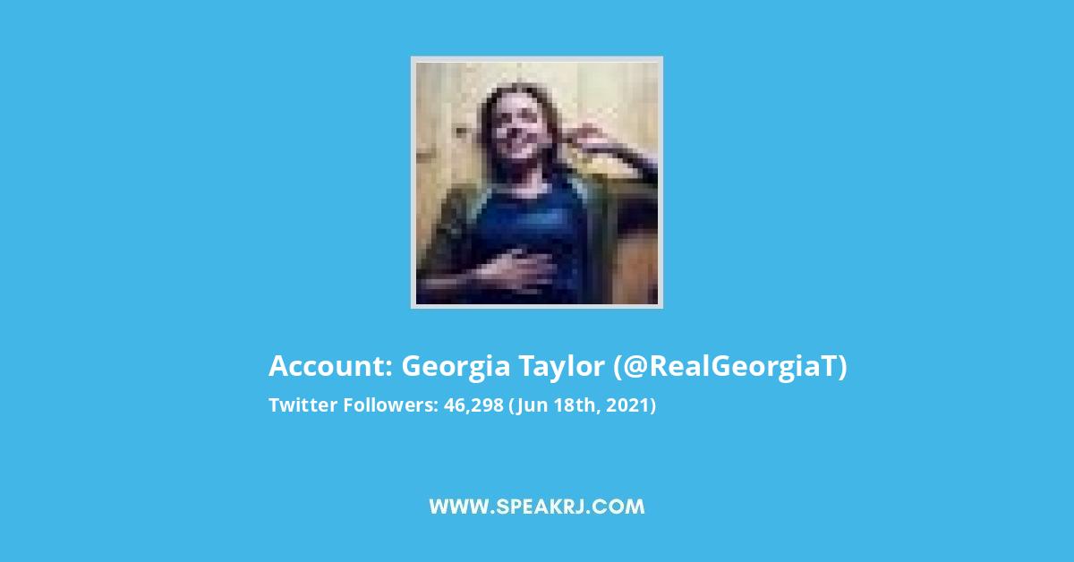 Georgia Taylor Twitter Stats
