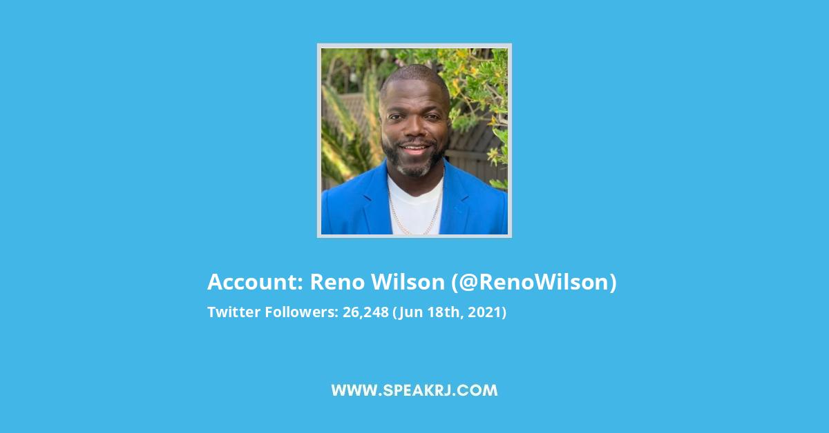 Reno Wilson Twitter Stats