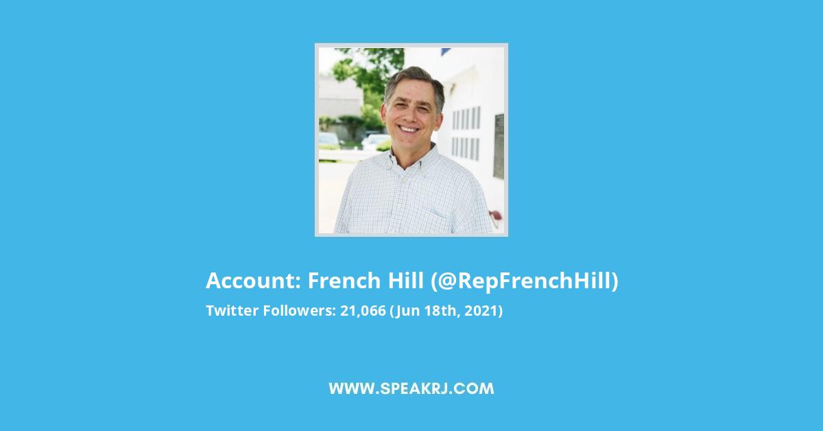 French Hill Twitter Stats