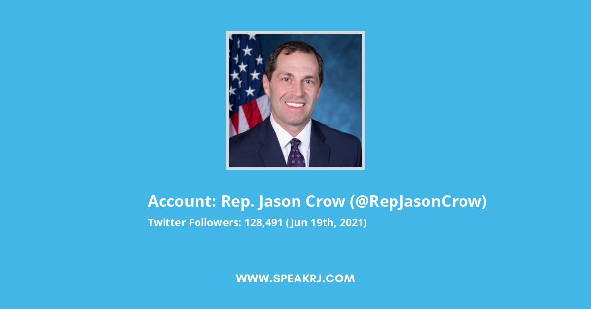 Rep. Jason Crow Twitter Stats