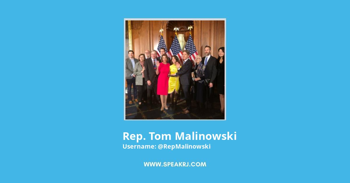 Rep. Tom Malinowski Twitter Stats