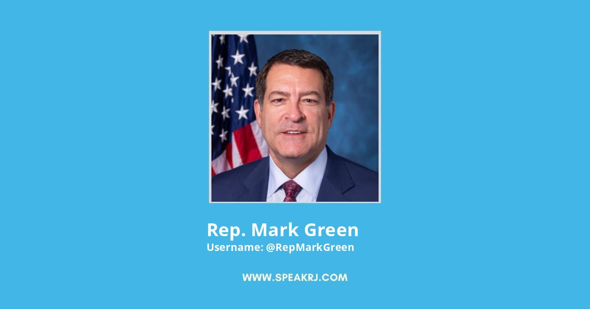 Rep. Mark Green Twitter Stats