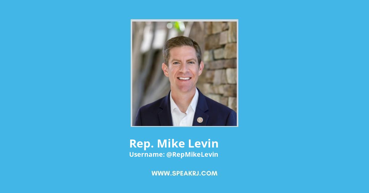 Rep. Mike Levin Twitter Stats