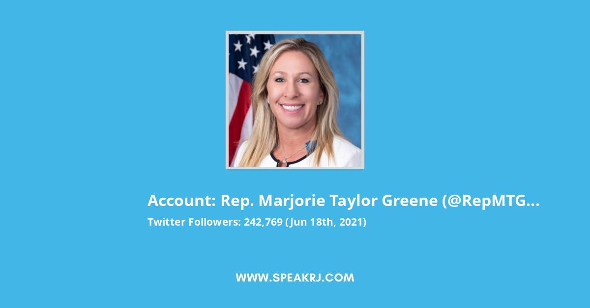 Rep. Marjorie Taylor Greene Twitter Stats