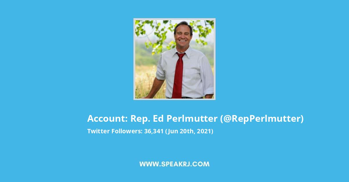 Rep. Ed Perlmutter Twitter Stats