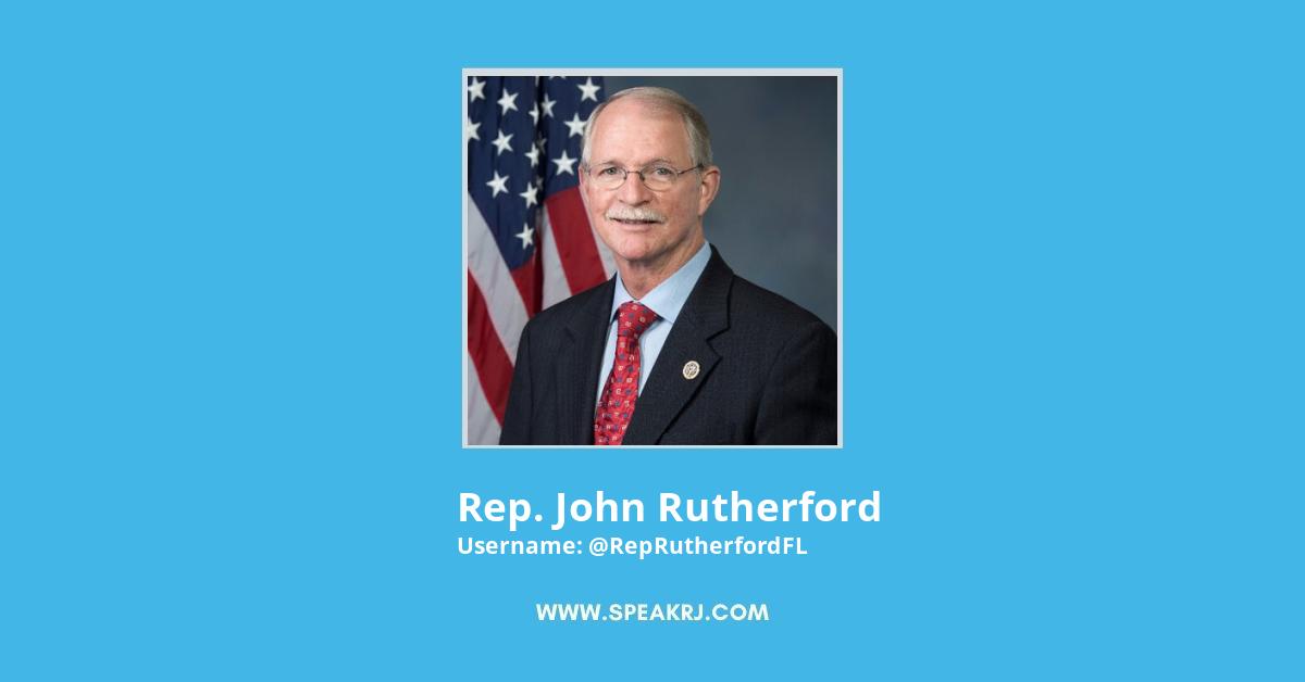 Rep. John Rutherford Twitter Stats