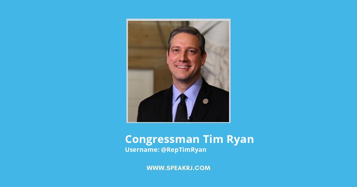 Congressman Tim Ryan Twitter Stats