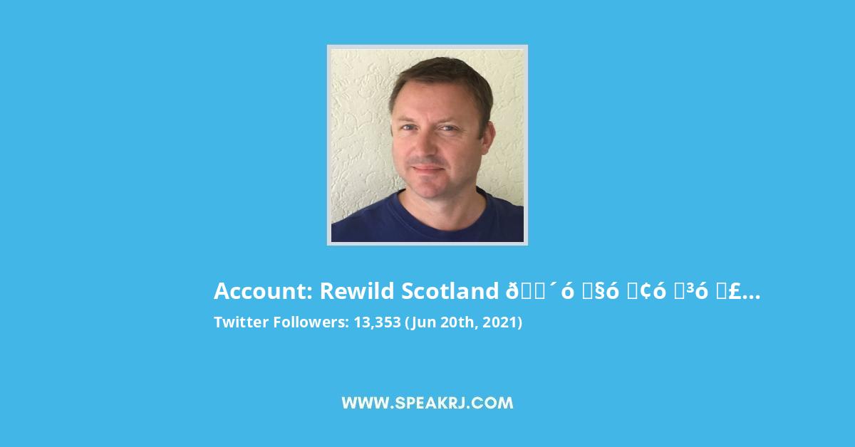Rewild Scotland π΄σ §σ ’σ ³σ £σ ΄σ Ώ Twitter Stats