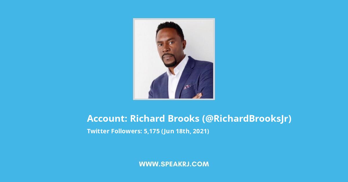 Richard Brooks Twitter Stats