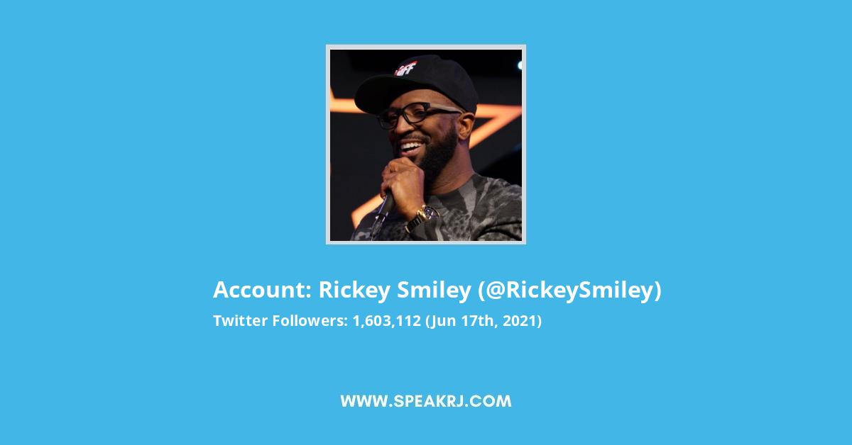 Rickey Smiley Twitter Stats