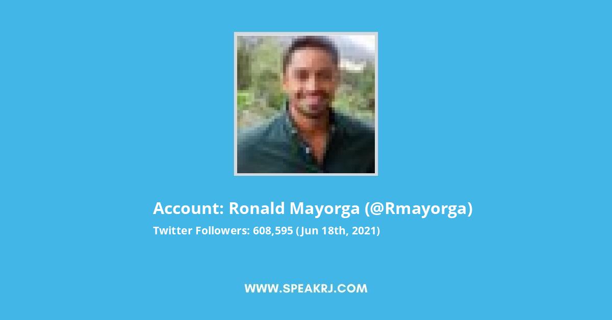 Ronald Mayorga Twitter Stats
