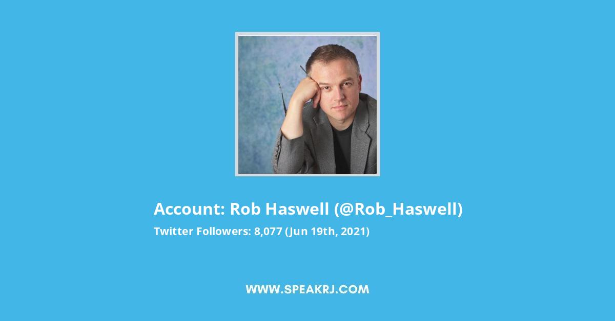 Rob Haswell Twitter Stats