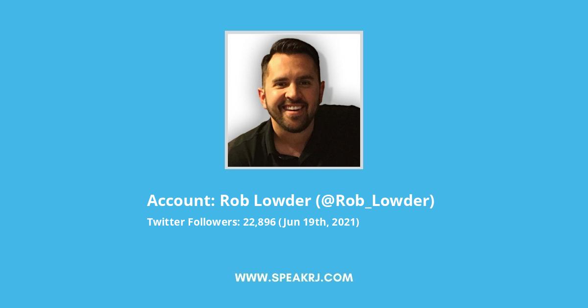 Rob Lowder Twitter Stats