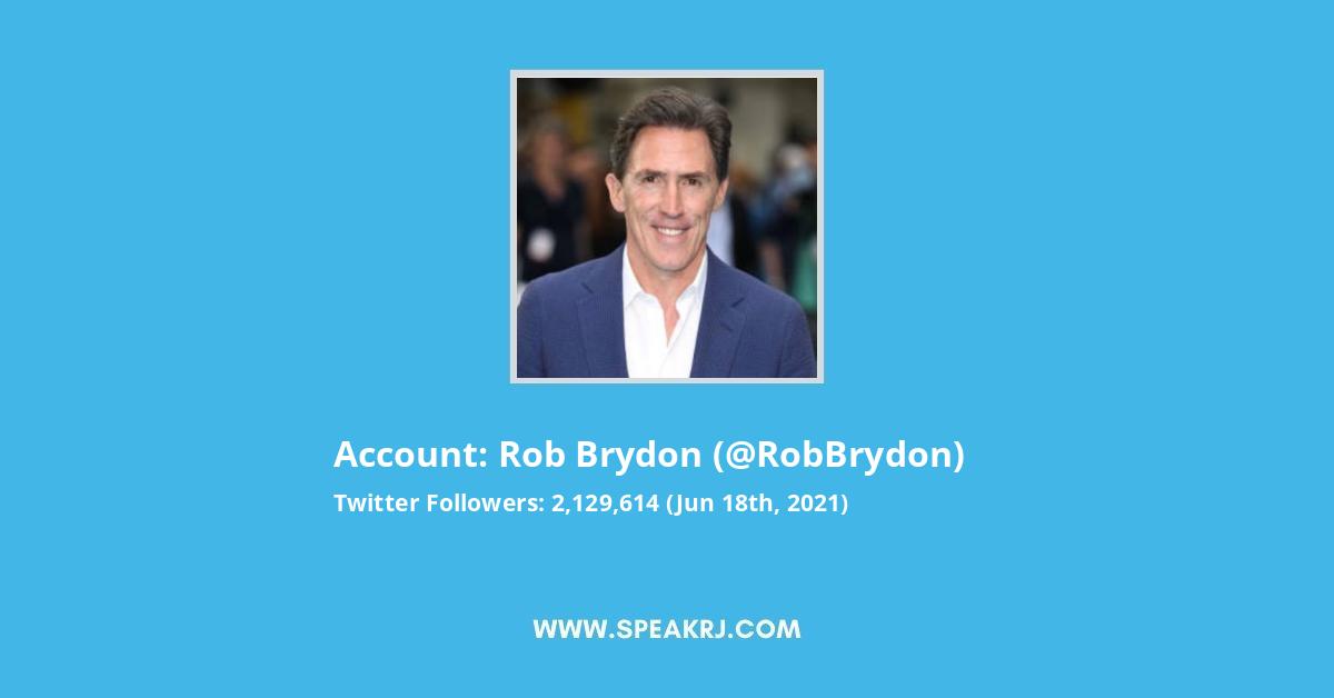 Rob Brydon Twitter Stats